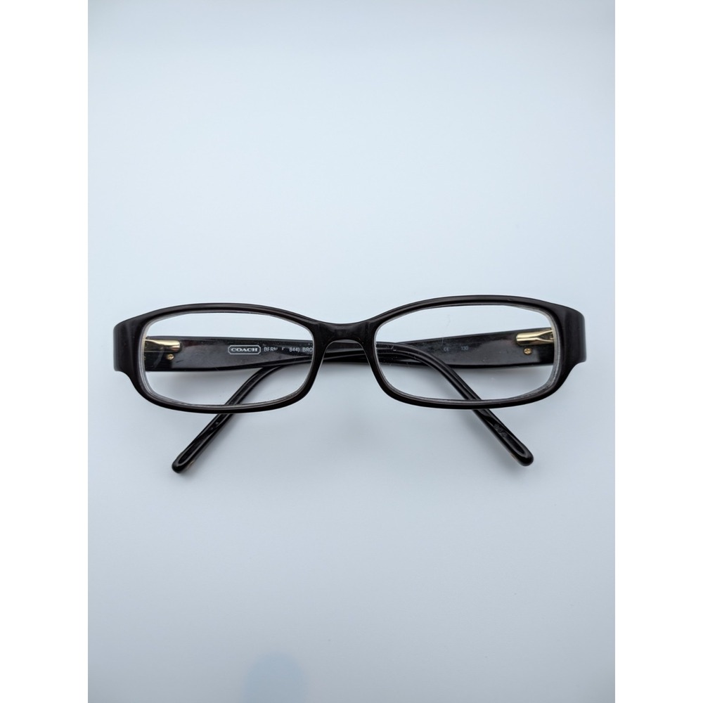 Coach BERNICE (844) BROWN 51-15-135 Plastic Full Rim Eyeglasses Frame AA46